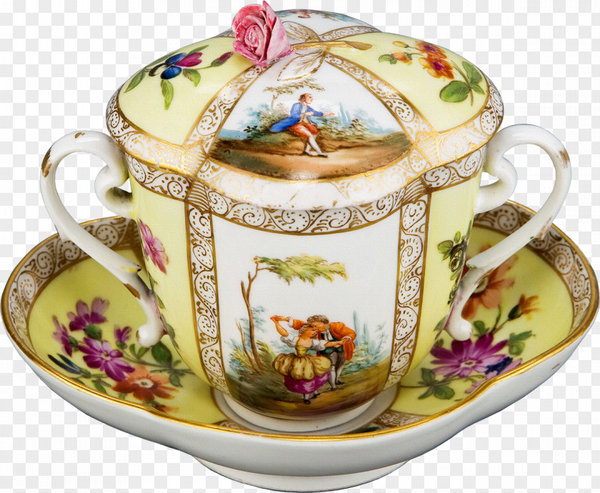 Tableware Coffee Teacup Teapot Ceramic PNG