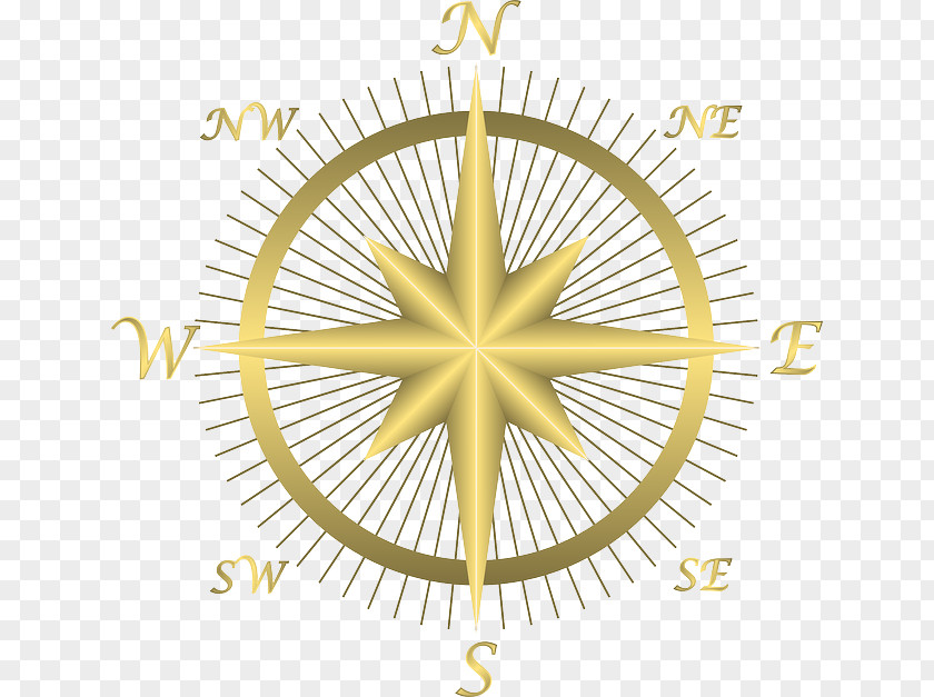 Compass North Rose PNG