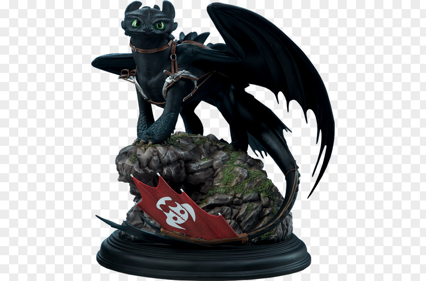 Dreamworks Dragon Toys Toothless Sideshow Collectibles How To Train Your Statue PNG