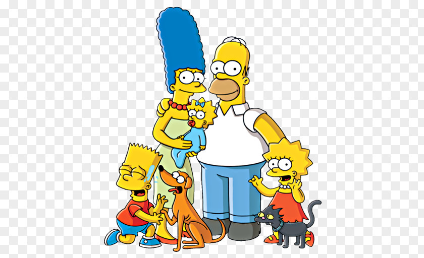 Eva Longoria Marge Simpson Bart Homer Lisa Family PNG