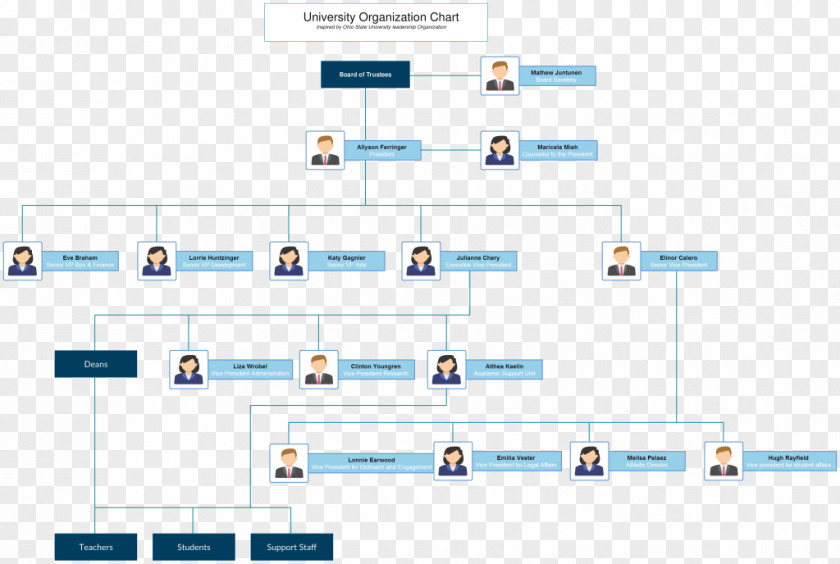 Organization Chart Organizational Structure Template PNG
