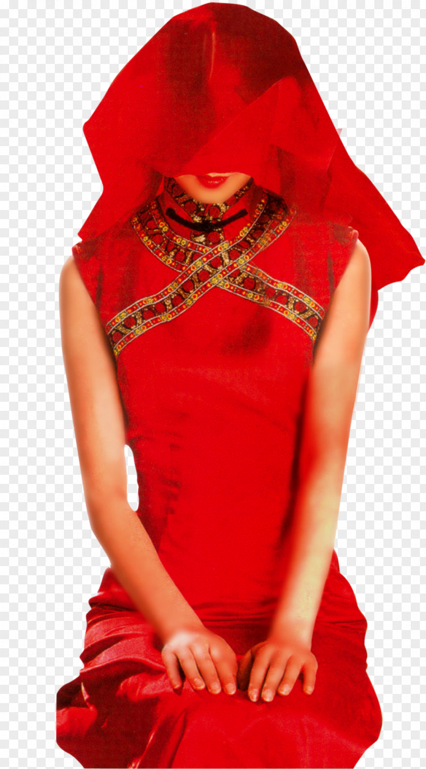 Red Hooded Chinese Bride U76d6u5934 Marriage Download PNG