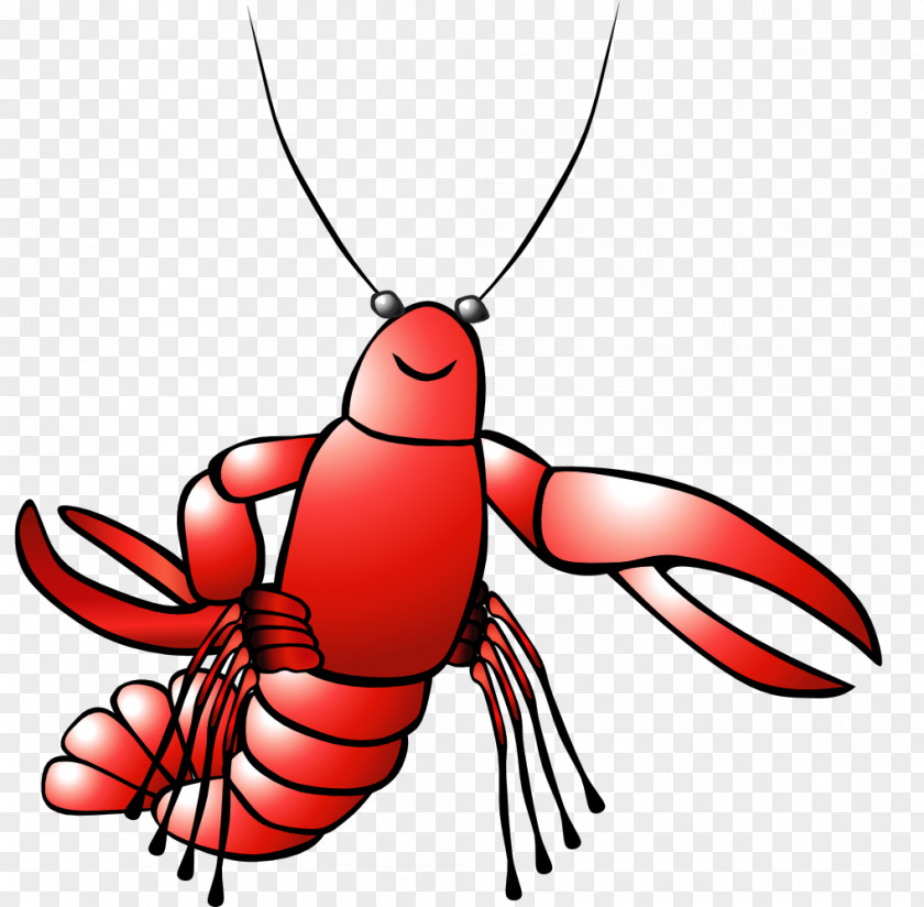 Shrimps Lobster Cartoon Clip Art PNG