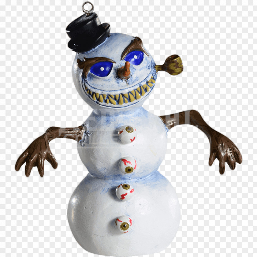 Snowman Something Wicked This Way Comes Horror Christmas Day Ornament PNG