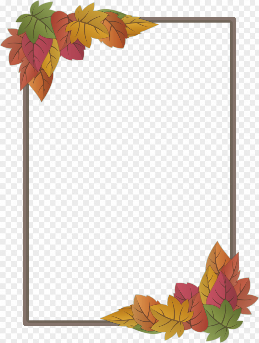 Hello Autumn Poster PNG