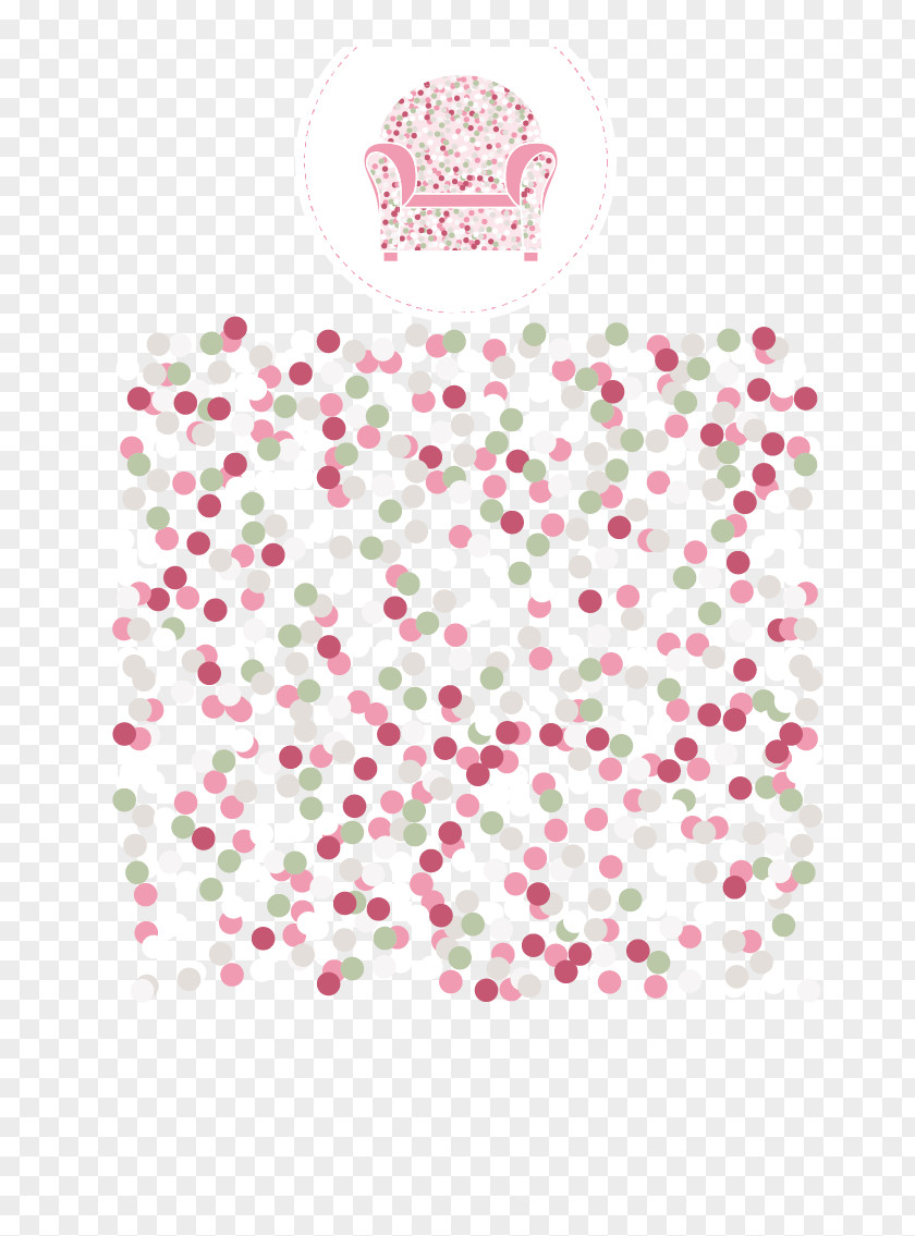 Pink Shading Background Vector Material Circle Point PNG