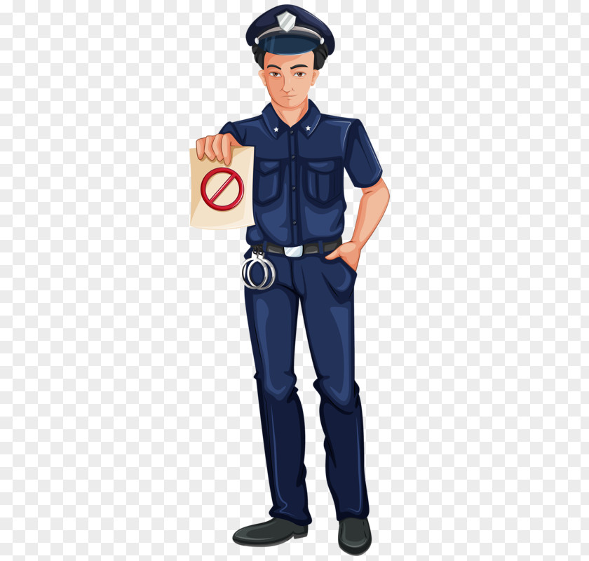 Serious Police Officer Royalty-free Illustration PNG