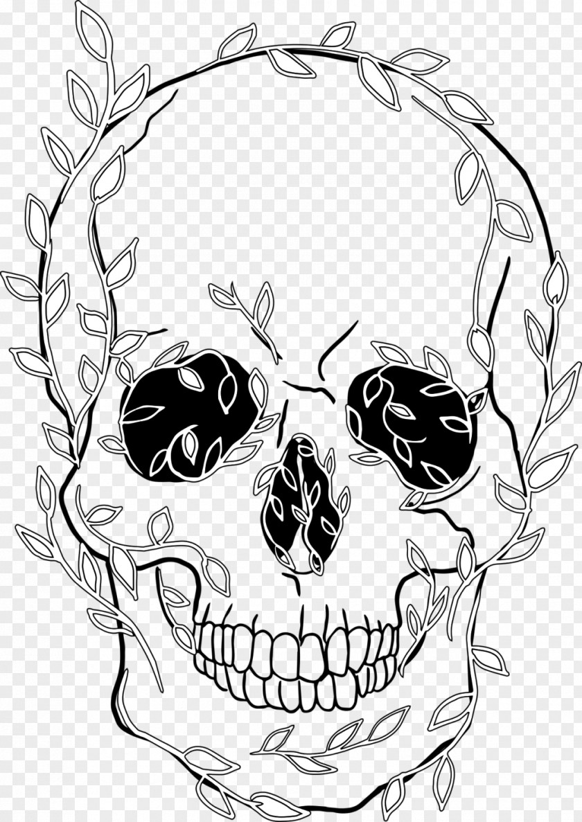 T-shirt Skull Drawing Clip Art PNG