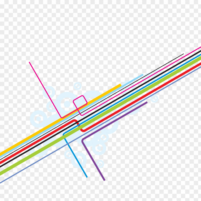 Vector Creative Line Pattern Euclidean Template PNG
