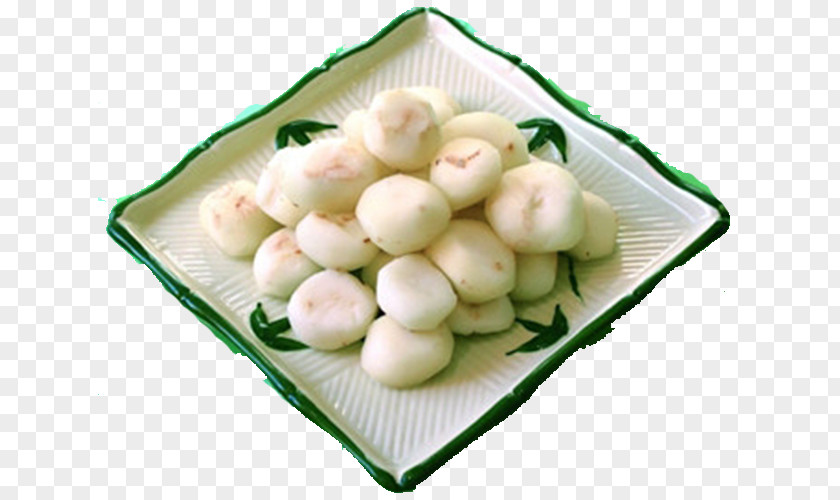 A Plate Of Water Chestnuts Eleocharis Dulcis Food Eating Nutrition Vegetable PNG