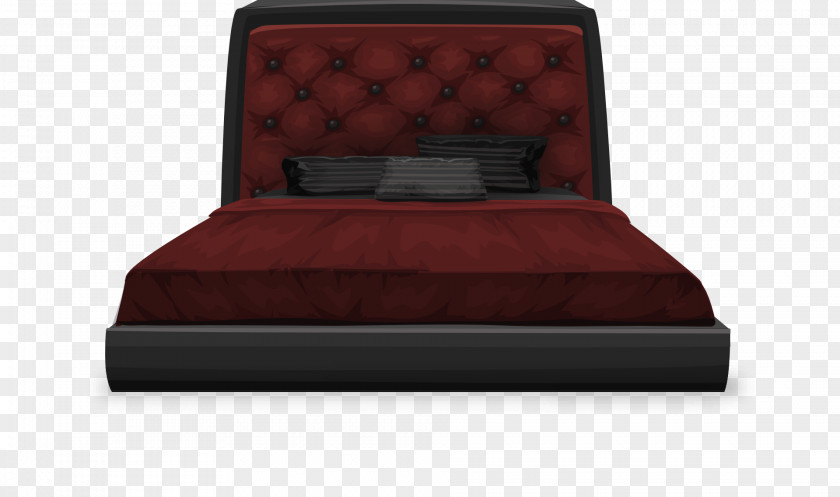 Good Night Bedroom Furniture Bed Frame Mattress PNG