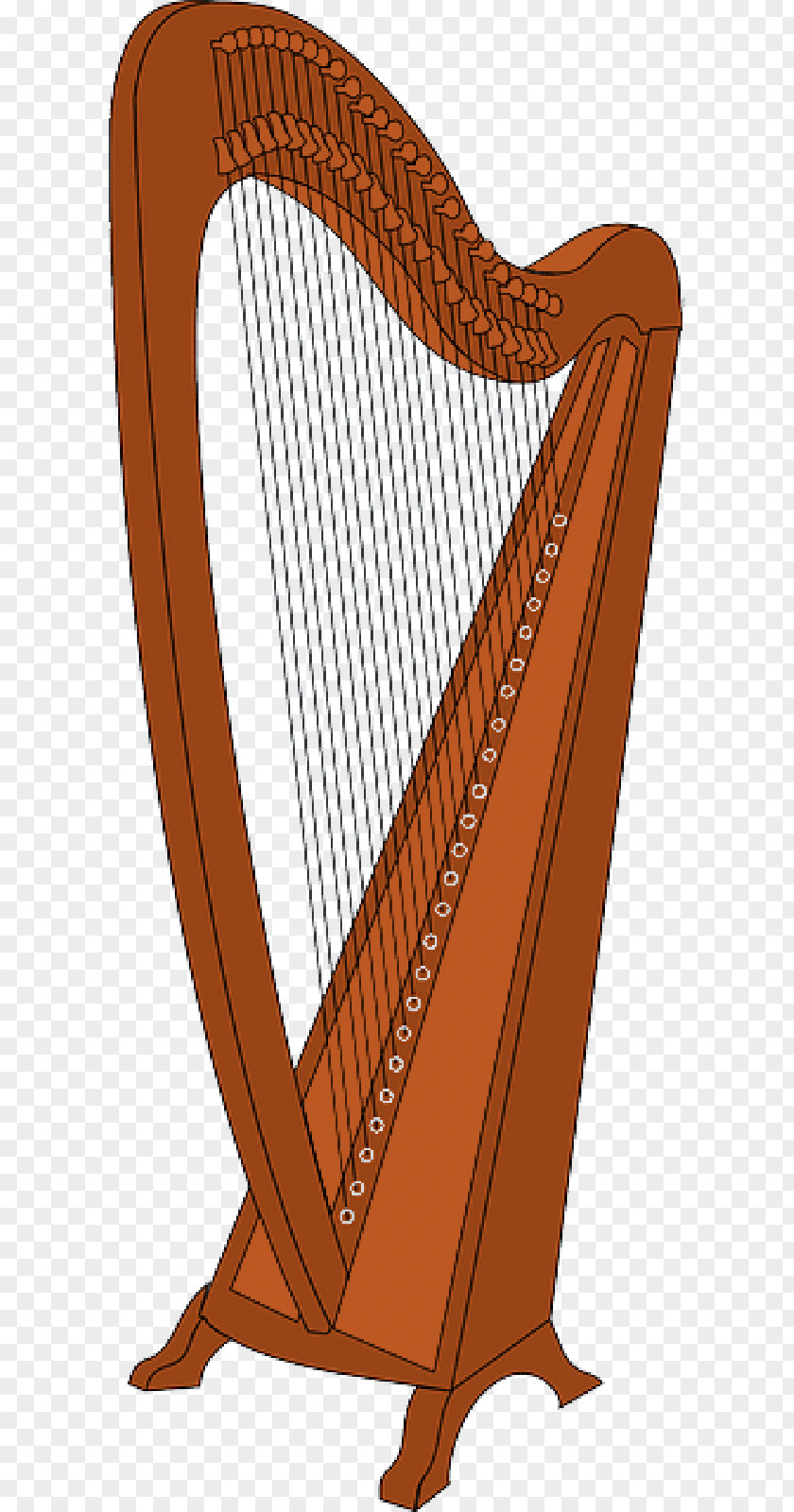 Harp Musical Instruments Vector Graphics PNG