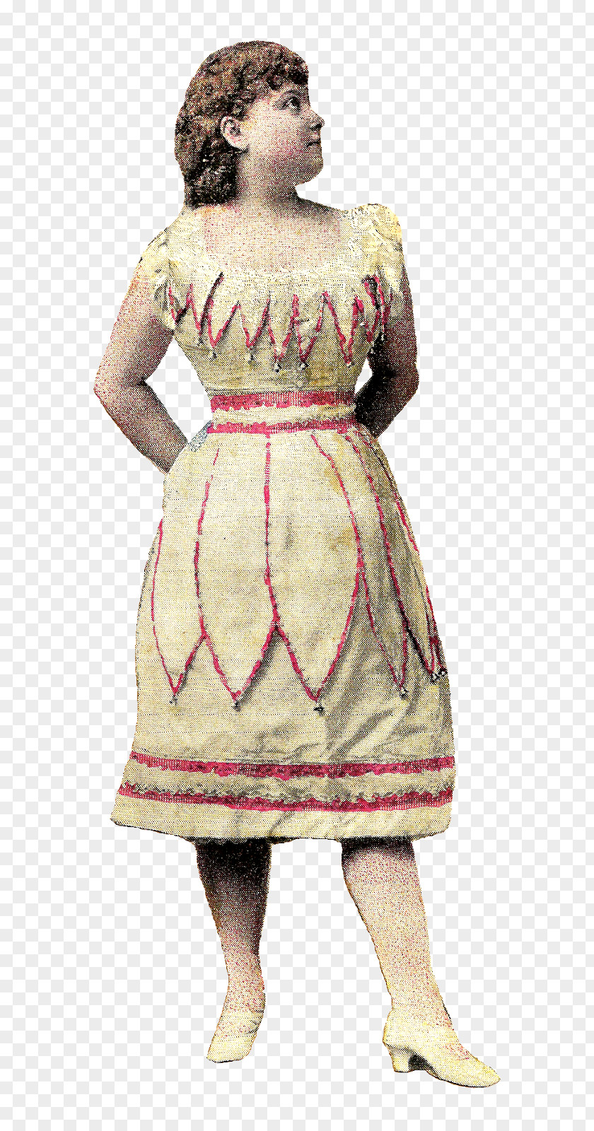 Illustration Fashion Woman Costume Design Dress PNG