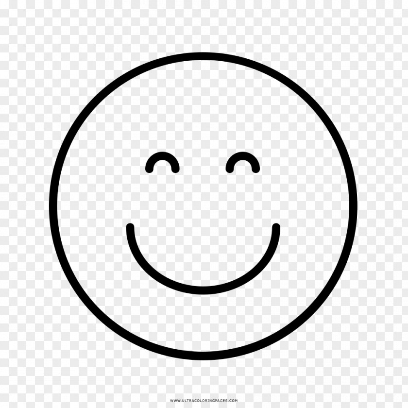 Smiley Drawing Line Art Coloring Book PNG
