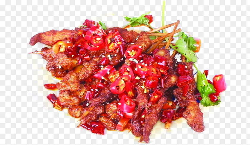 Chicken Barbecue Ingredients Kebab Chuan Meat Malatang PNG