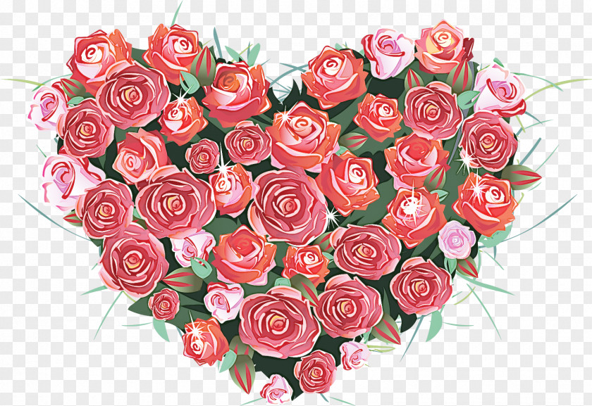 Flower Heart Valentines Day Love PNG