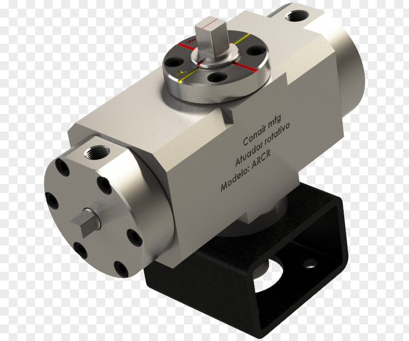 Hydraulic Rotary Actuator Hydraulics Torque Ball Valve PNG