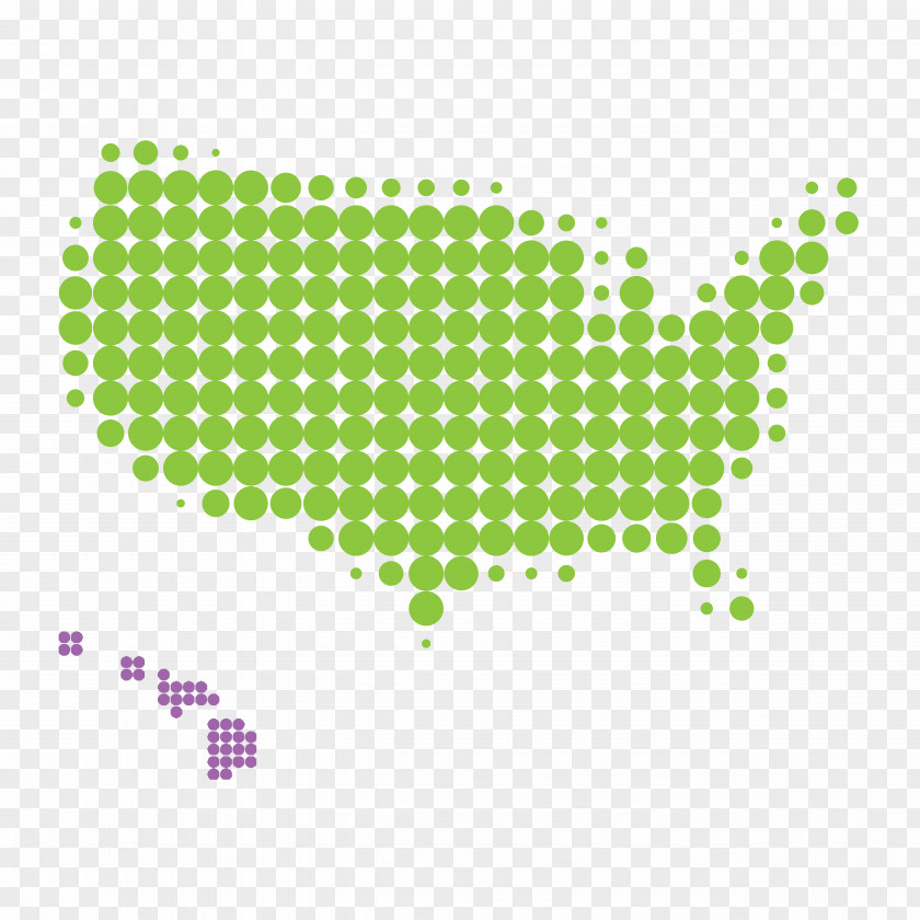 United States Vector Map PNG