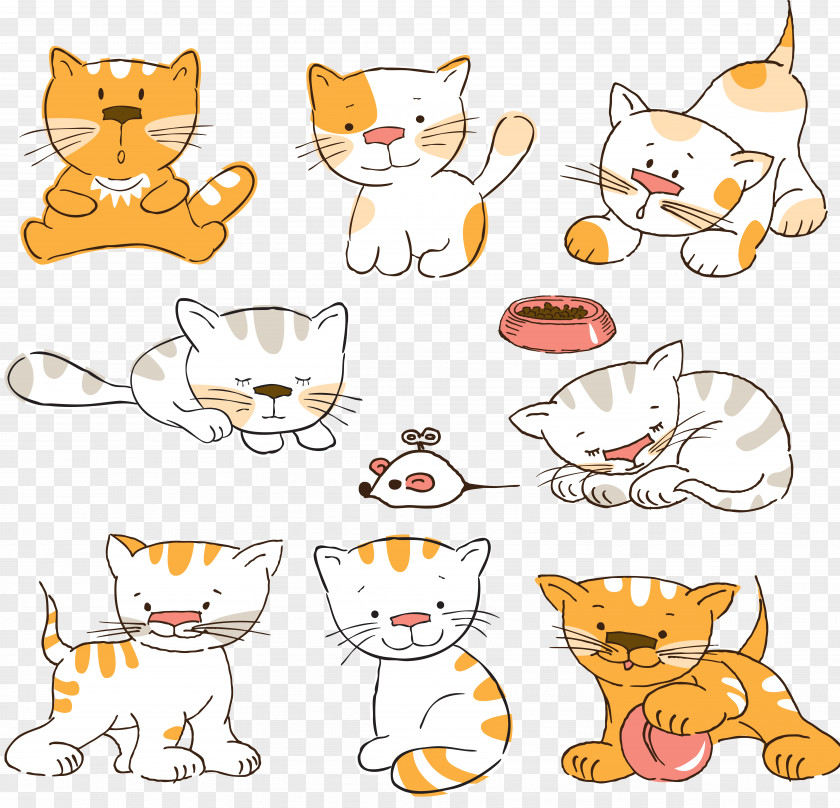 Cat Kitten Drawing Cuteness PNG