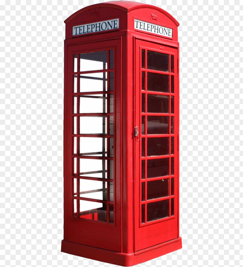 London Red Telephone Box Booth Clip Art PNG
