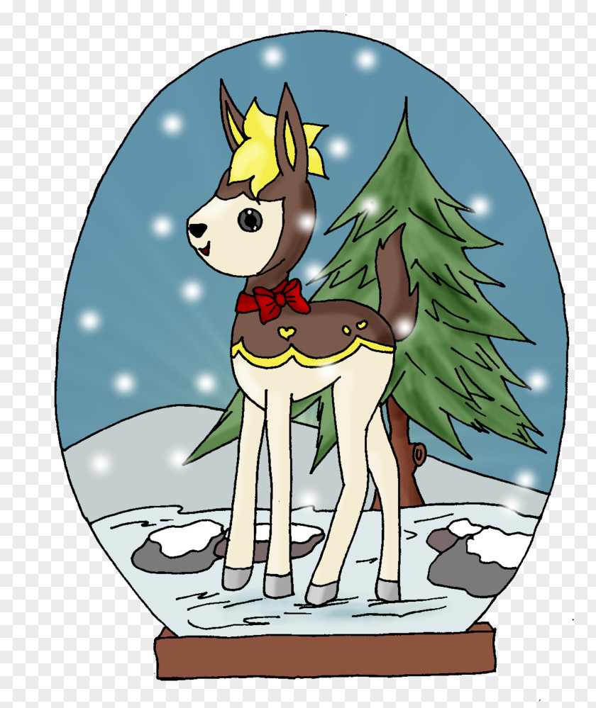 Reindeer Horse Christmas Ornament Tree PNG