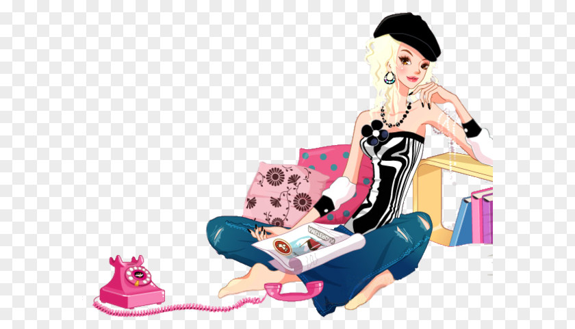 Woman Cartoon Female Illustrator PNG