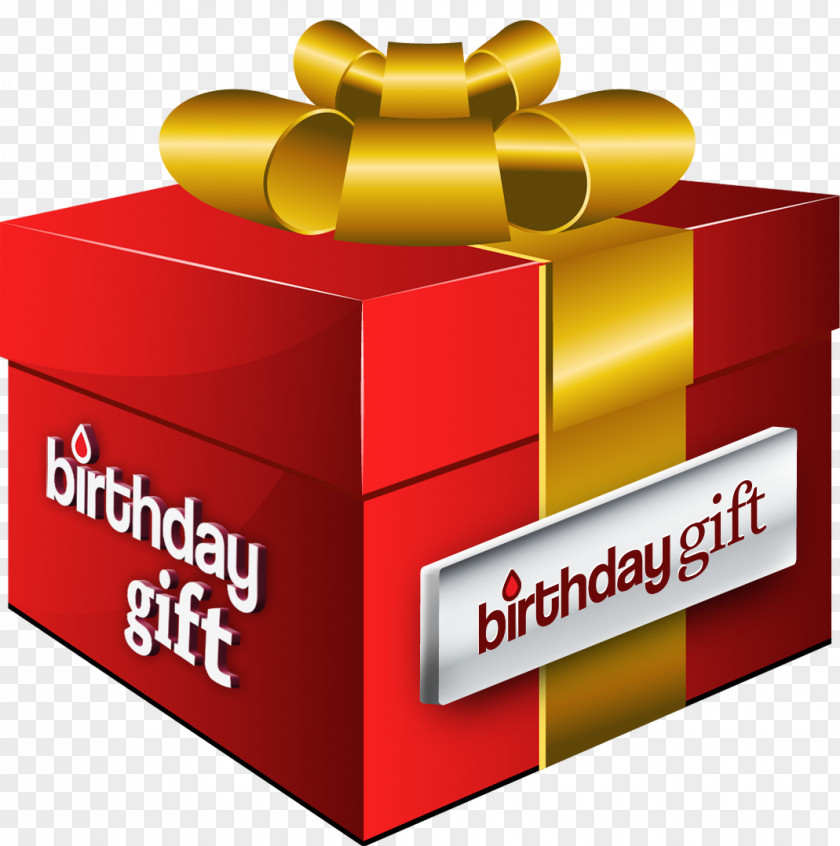 Birthday Gift Box T-shirt Brand PNG