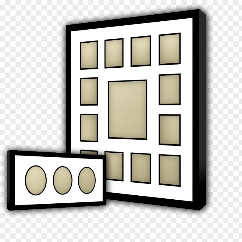 Collage Picture Frames Poster Mat PNG