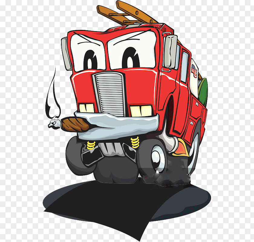 Comic Design Fire Rescue Vehicle Getty Images Stock Illustration PNG