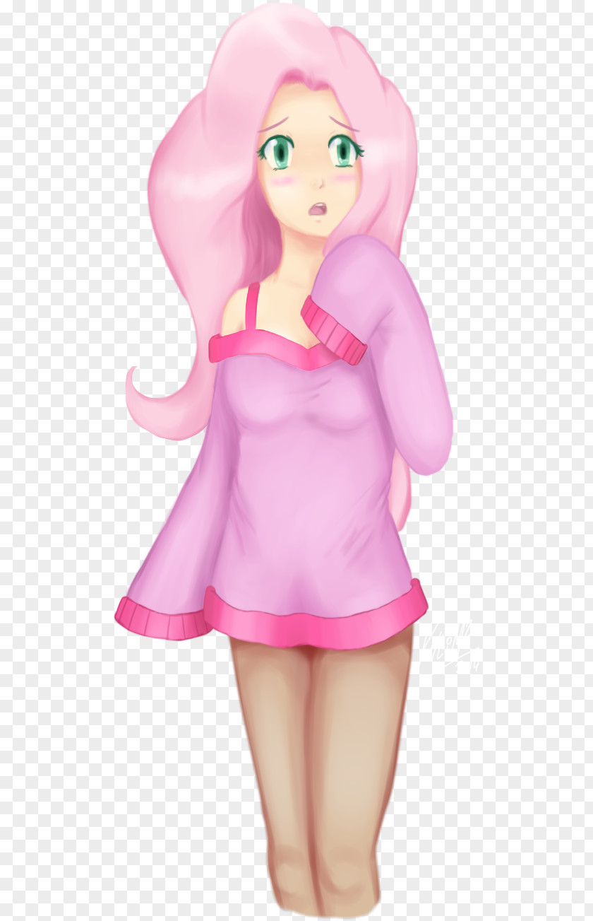 Barbie Brown Hair Cartoon Character Pink M PNG