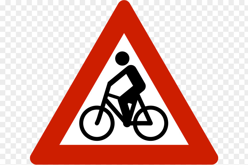 Cycling Traffic Sign Bicycle Road PNG