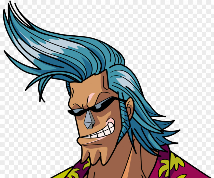 Dangling Vector Franky One Piece Straw Hat Pirates PNG