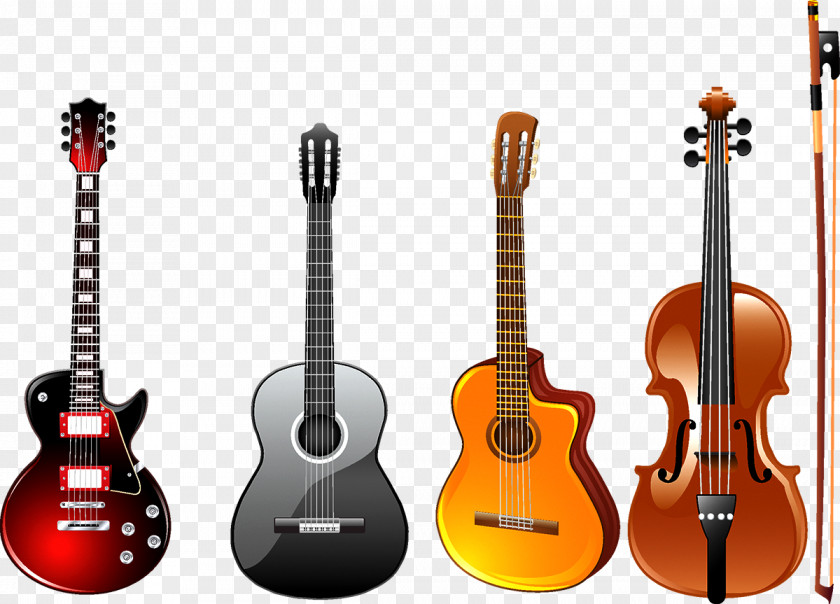 Guitar Musical Instrument Violin PNG