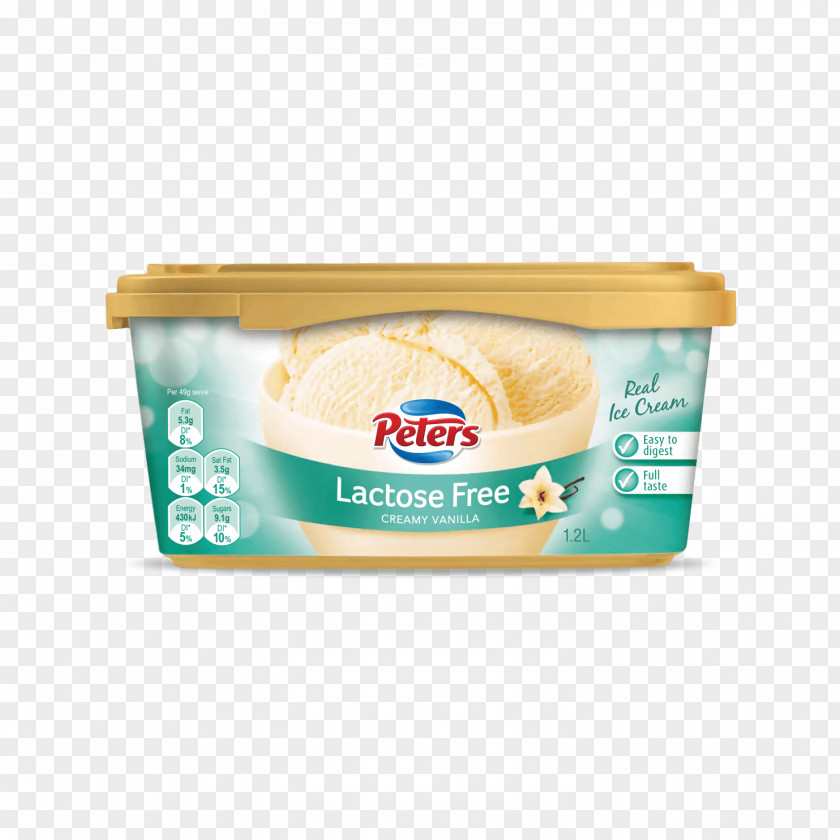 Ice Cream Peters Lactose Dairy Products PNG