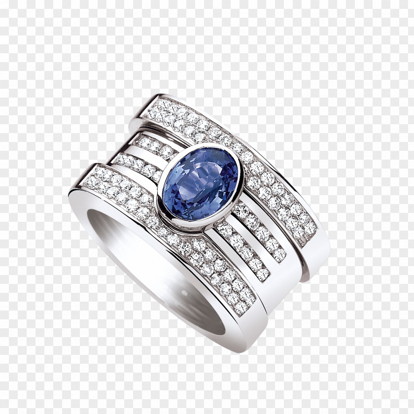 Jewellery Garel Sapphire Ring Bling-bling PNG