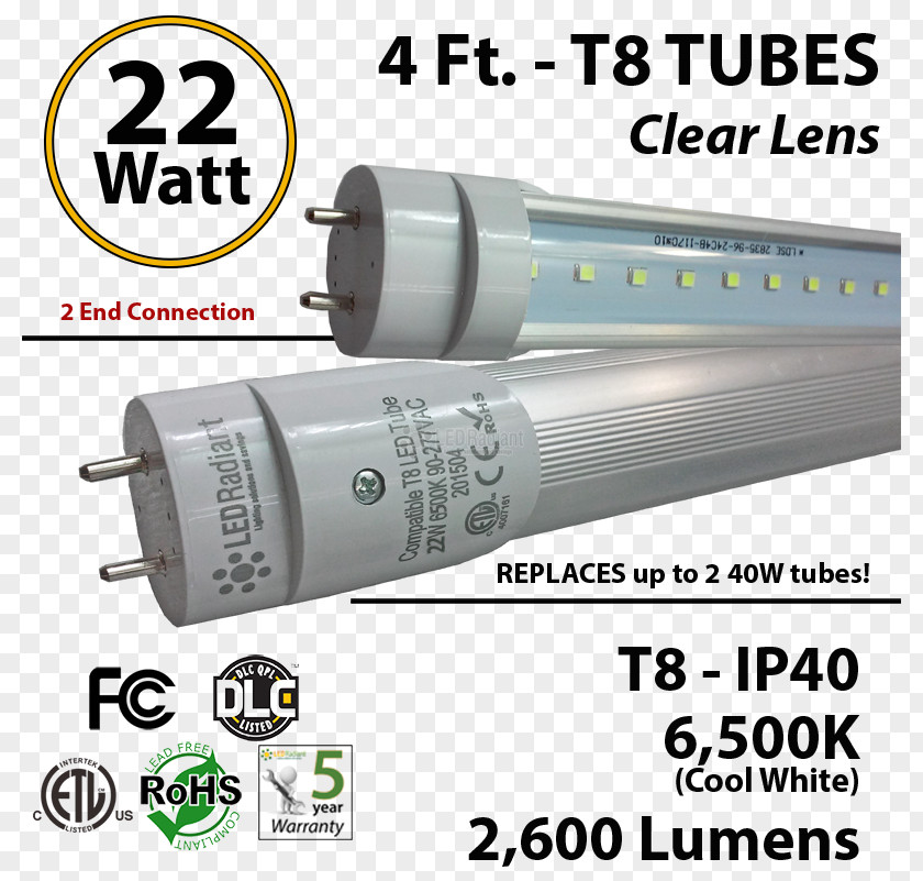 T8 Fluorescent Tubes Product Design Caricature Line PNG