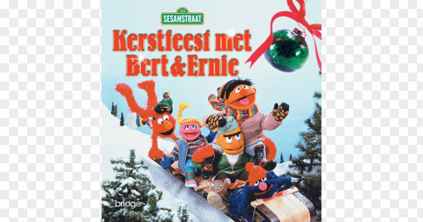 Bert And Ernie Kerstfeest Met & Sesamstraat Christmas Day Album PNG
