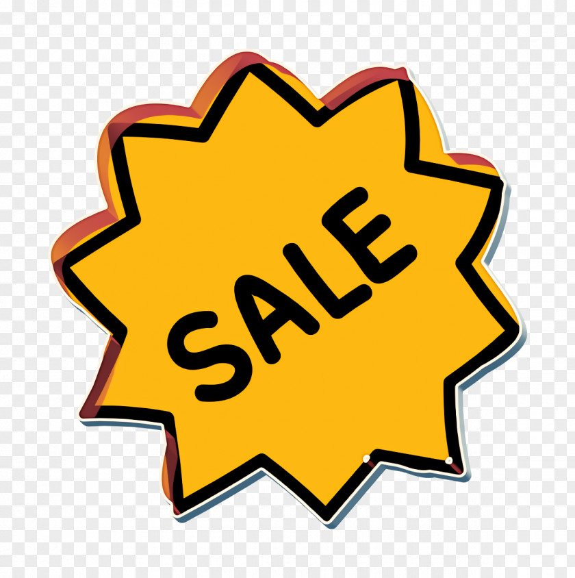 Sticker Yellow Black Friday Icon Cheap Discount PNG