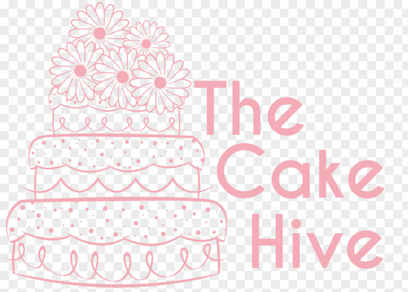 Cake House Logo Brand Design Font Pink M PNG