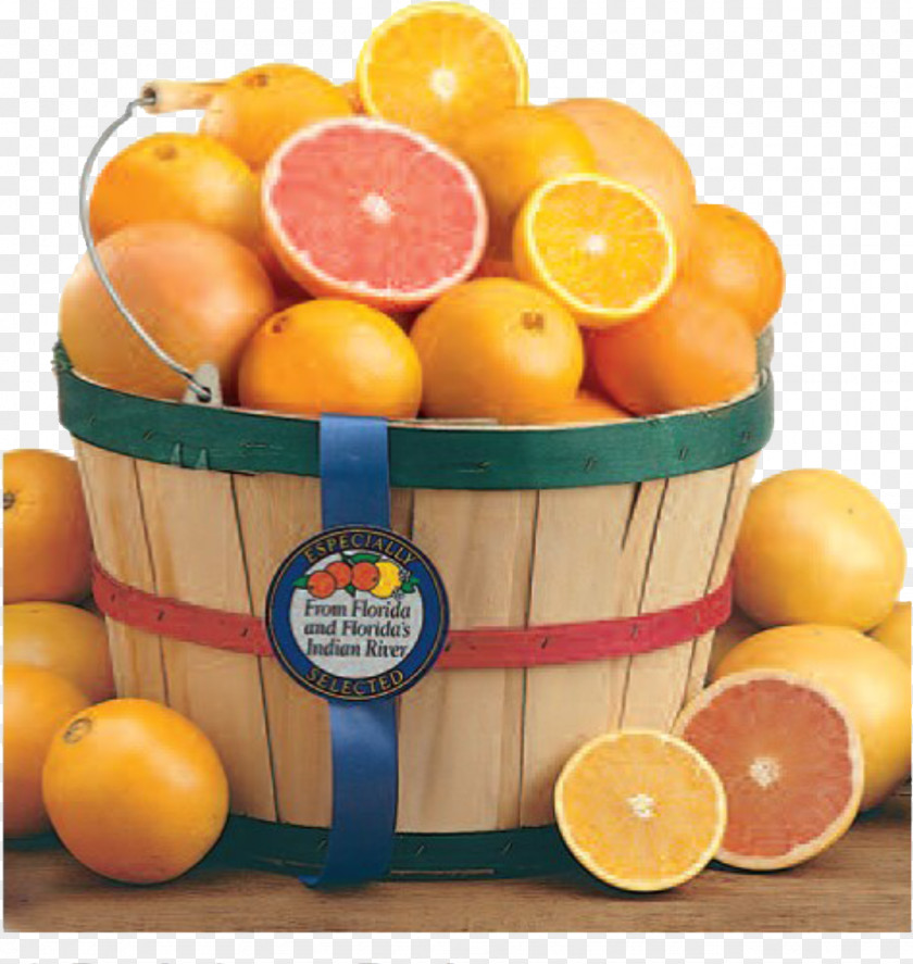 Fruit Basket Indian River Juice Orange Food Gift Baskets Tangerine PNG