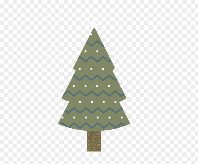 Cartoon Christmas Tree Ornament Decoration PNG