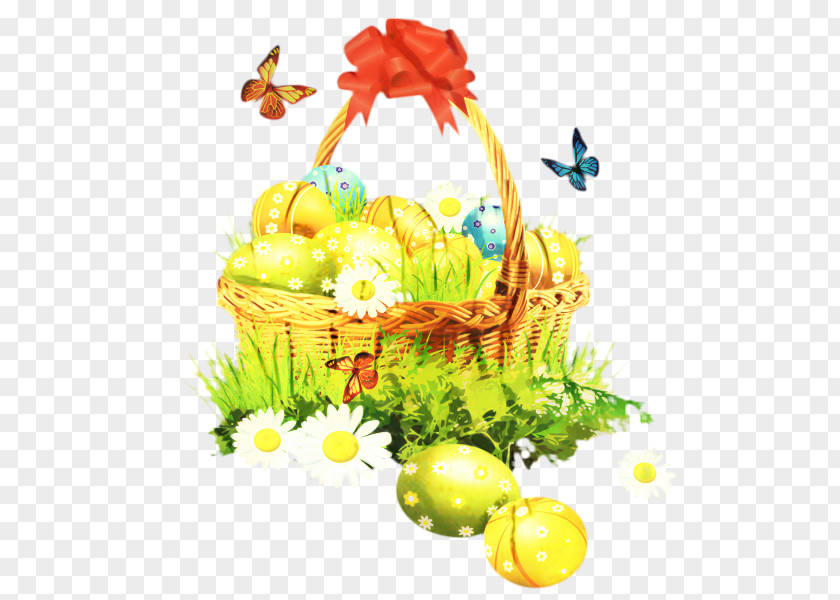 Easter Egg Food Gift Baskets Illustration PNG