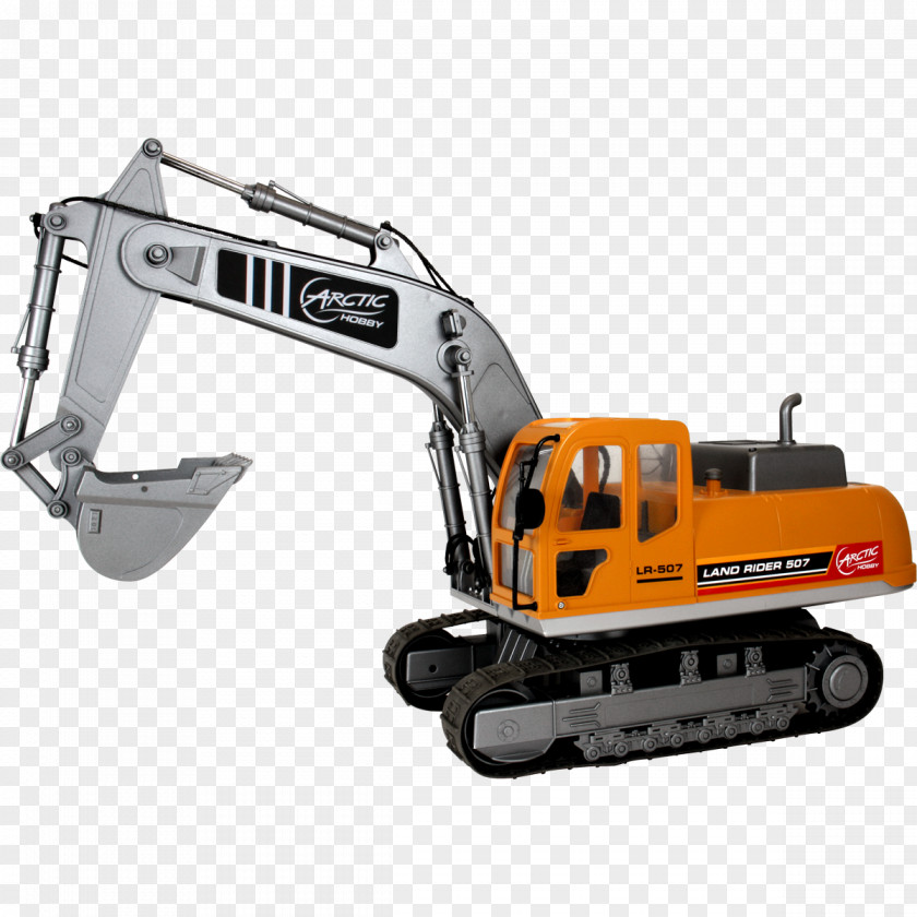 Excavator Caterpillar Inc. Heavy Machinery Radio-controlled Car Radio Control PNG