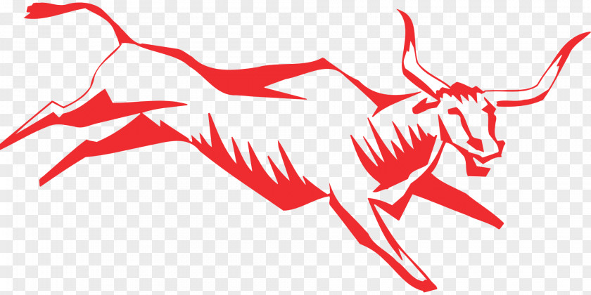 Jump Red Bull Cattle Clip Art PNG