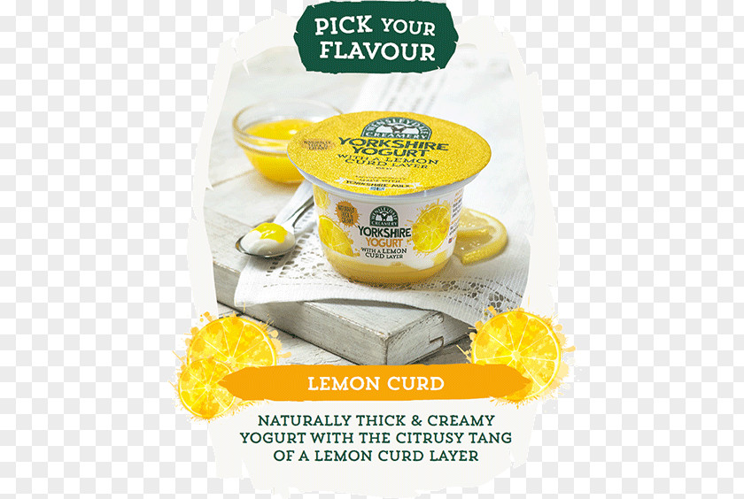 Lemon Curd Fruit Dairy Products Flavor Yoghurt PNG