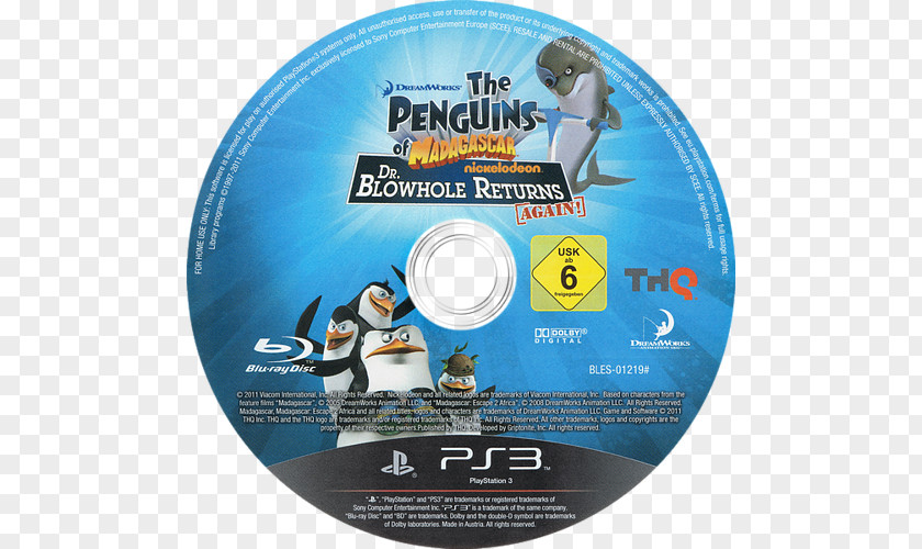 Penguin The Penguins Of Madagascar: Dr. Blowhole Returns – Again! Escape 2 Africa Operation Xbox 360 PNG
