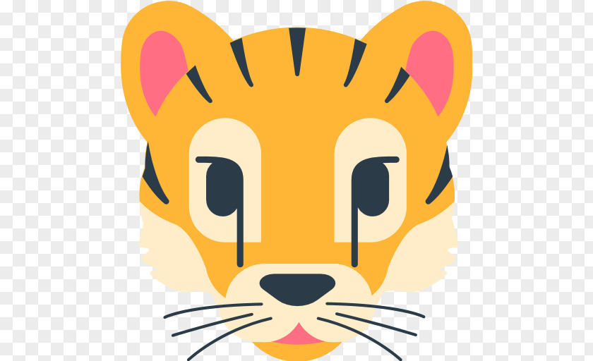 Tiger Whiskers Emoji Emoticon Symbol PNG