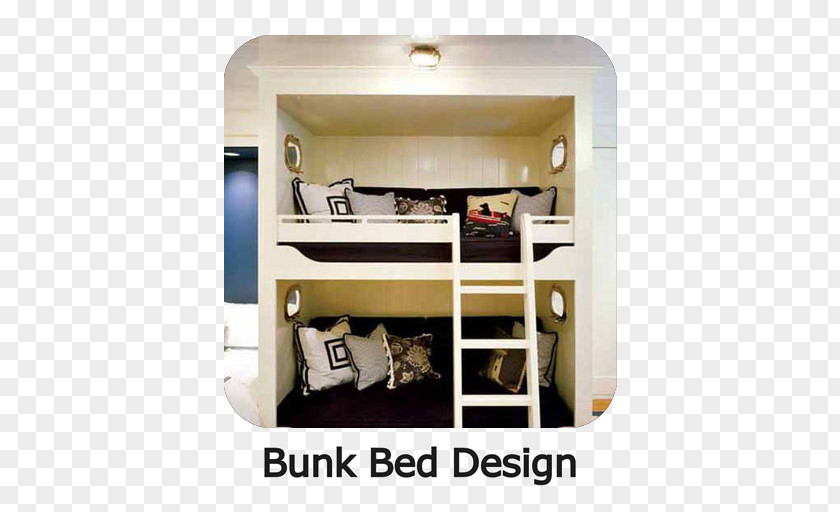 Bed Bunk Bedroom Interior Design Services PNG