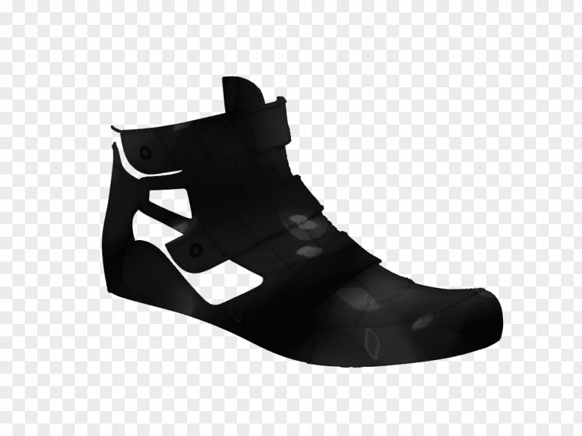 Boot Shoe Walking Black M PNG