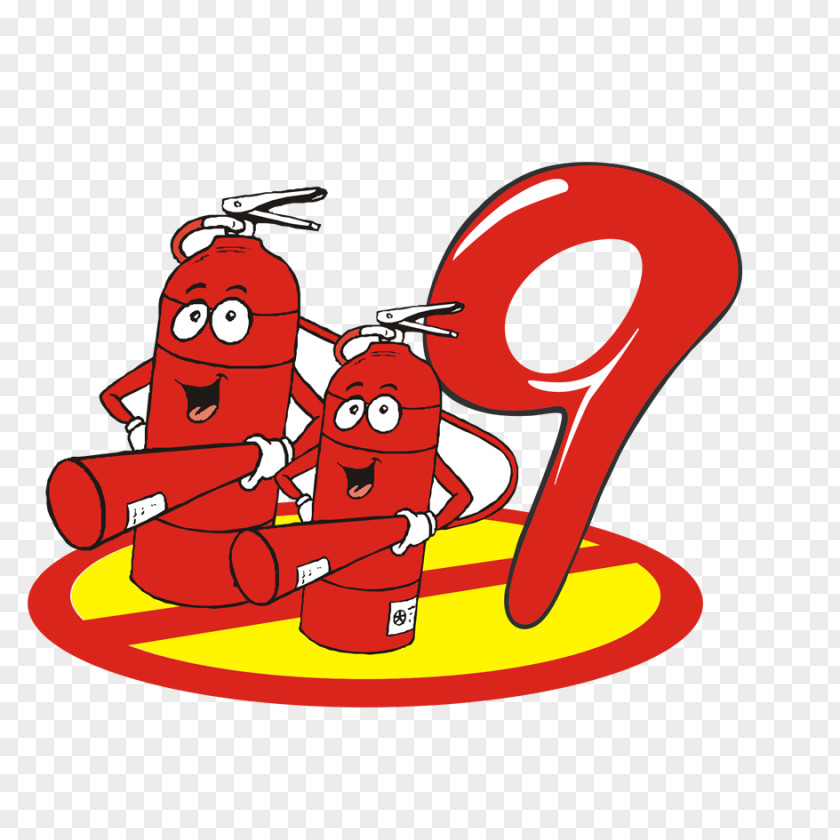 Extinguishing Material Firefighting Fire Protection Cartoon Safety PNG
